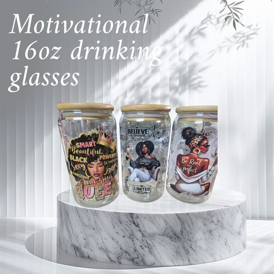 16 oz sports drinking glass