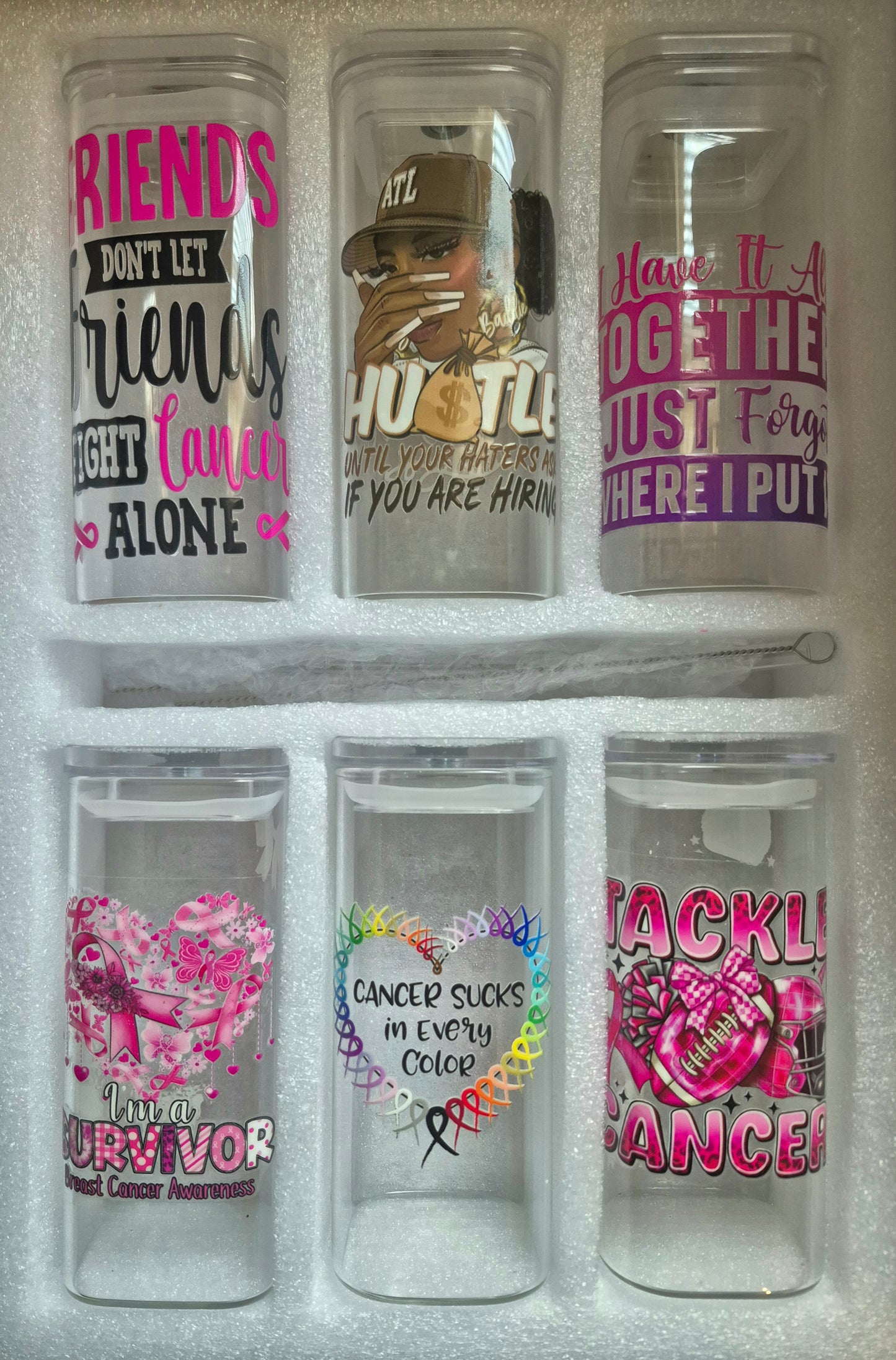 inspirational drinking glasses