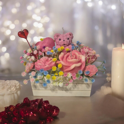 Valentines Day Candles in a Box