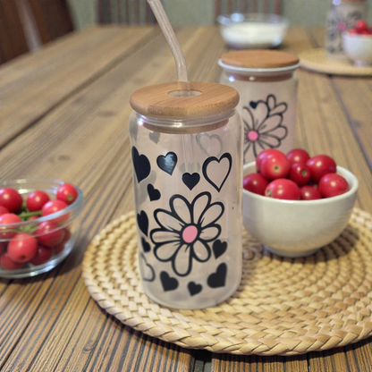 Valentine Day 16oz Glasses