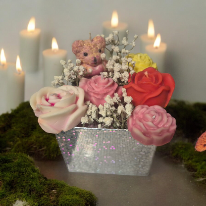 Valentines Day Candles in a Box