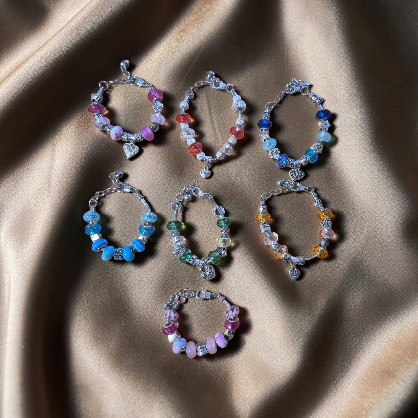 Bracelets.  Small 2 for $5, Medium 2 for $8 and Large $10