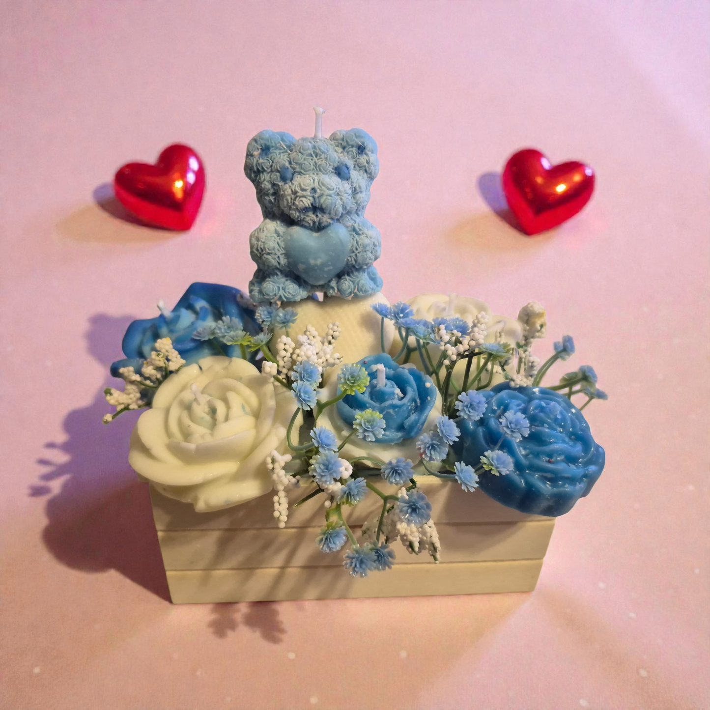 Valentines Day Candles in a Box