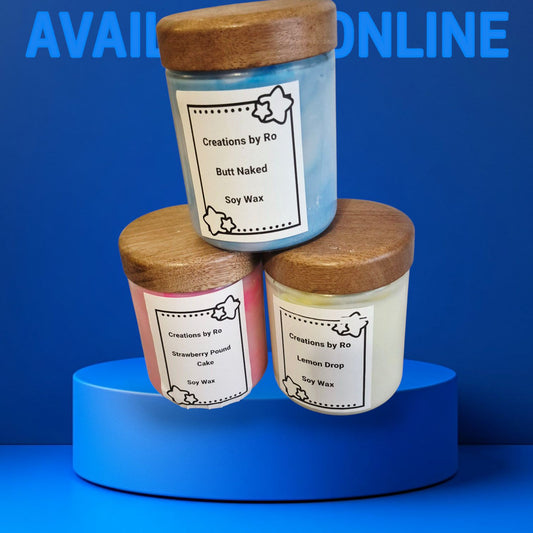 8 oz Scented Soy Wax Candles